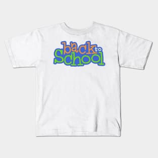 Preppy school supplies Kids T-Shirt